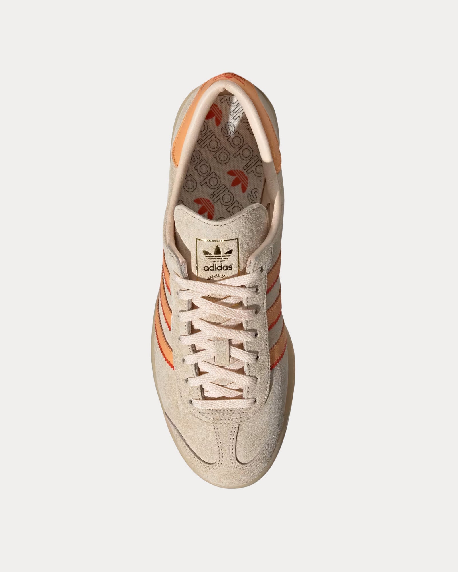 Adidas Hamburg 24 Crystal Sand / Hazy Orange / Collegiate Orange Low Top Sneakers - 2