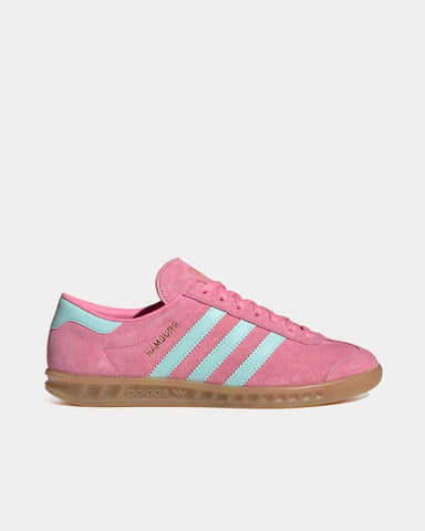 Adidas Hamburg 24 Bliss Pink / Semi Flash Aqua / Gum Low Top Sneakers