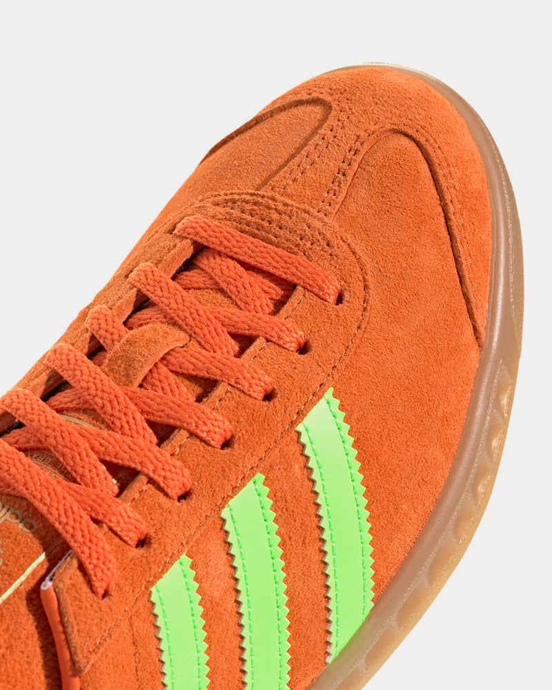 Adidas Hamburg 24 Orange / Solar Green / Gum Low Top Sneakers - 2