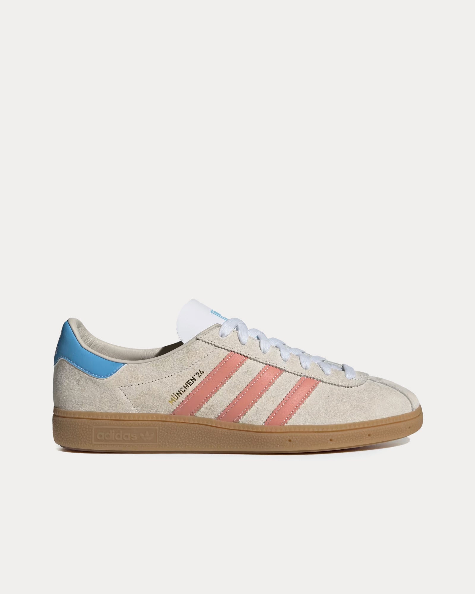 Adidas Muchen 24 Wonder White / Wonder Clay / Semi Blue Burst Low Top Sneakers - 1