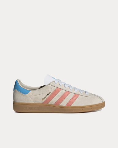 Adidas Muchen 24 Wonder White / Wonder Clay / Semi Blue Burst Low Top Sneakers