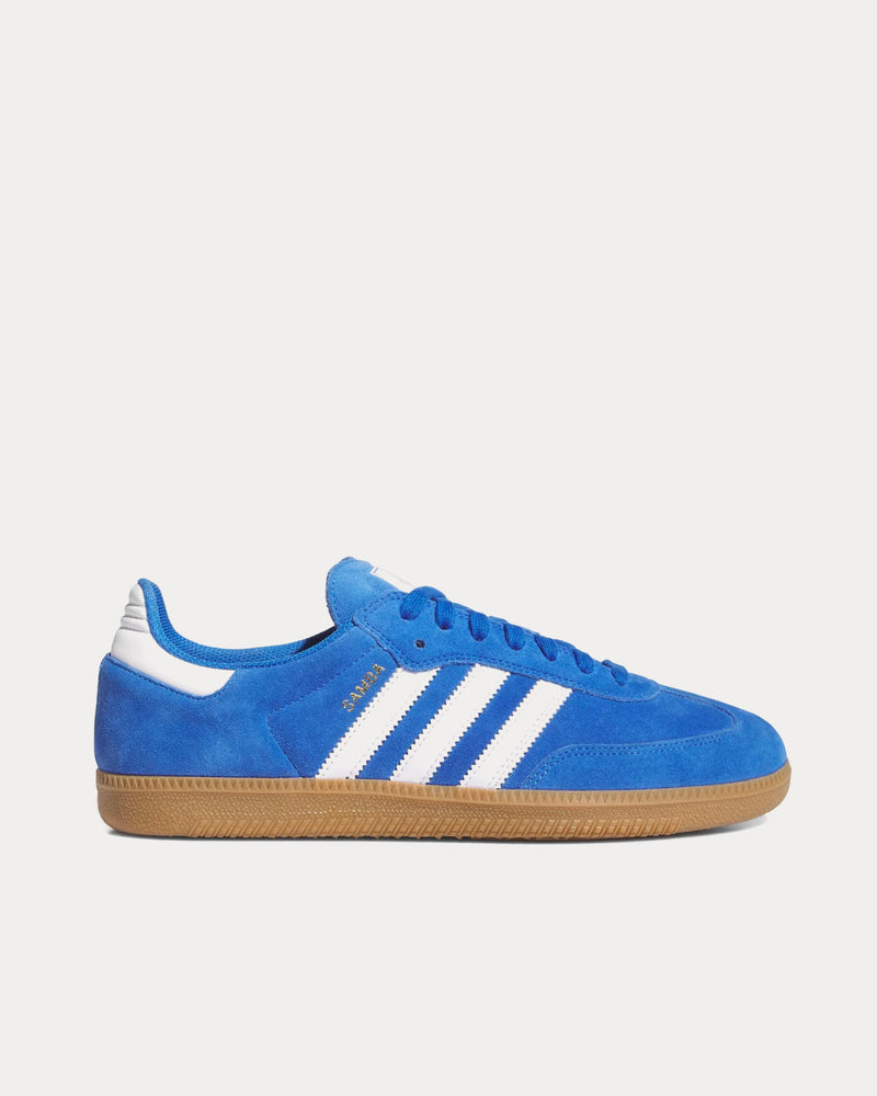 Adidas Samba ADV Blue Bird / Cloud White / Gold Metallic Low Top Sneakers - 1