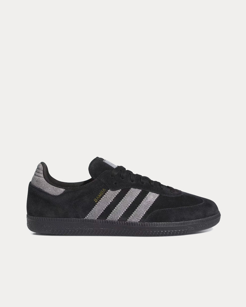 Adidas Samba ADV Core Black / Grey Four / Gold Metallic Low Top Sneakers - 1