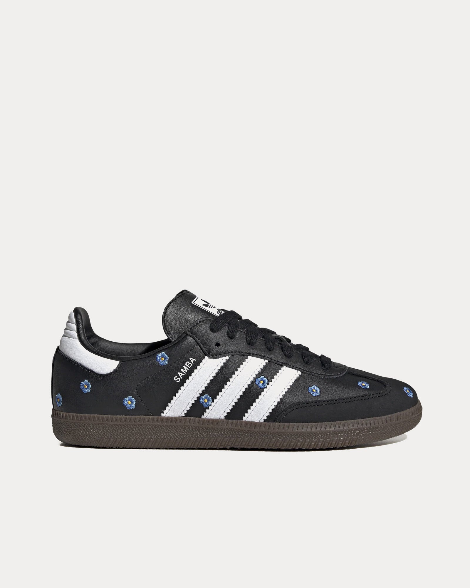 Adidas Gazelle Indoor Black / White / Gum Low Top Sneakers - 1