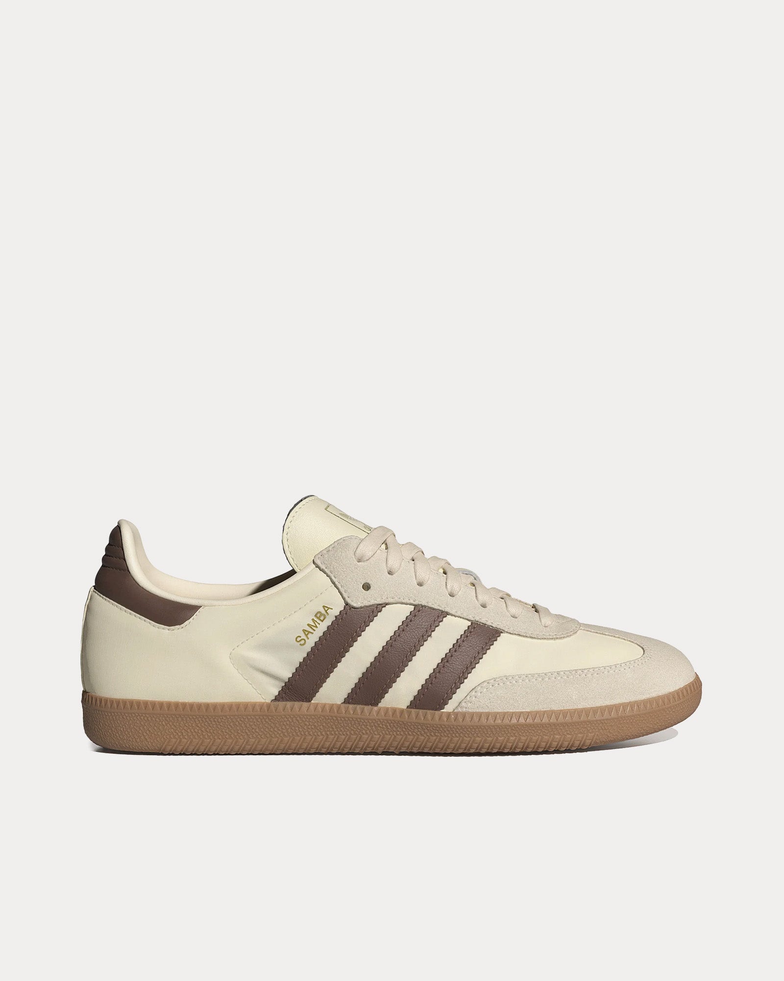 Adidas Samba OG Brown Cream White Preloved Brown Wonder White Low Top Sneakers Sneak in Peace