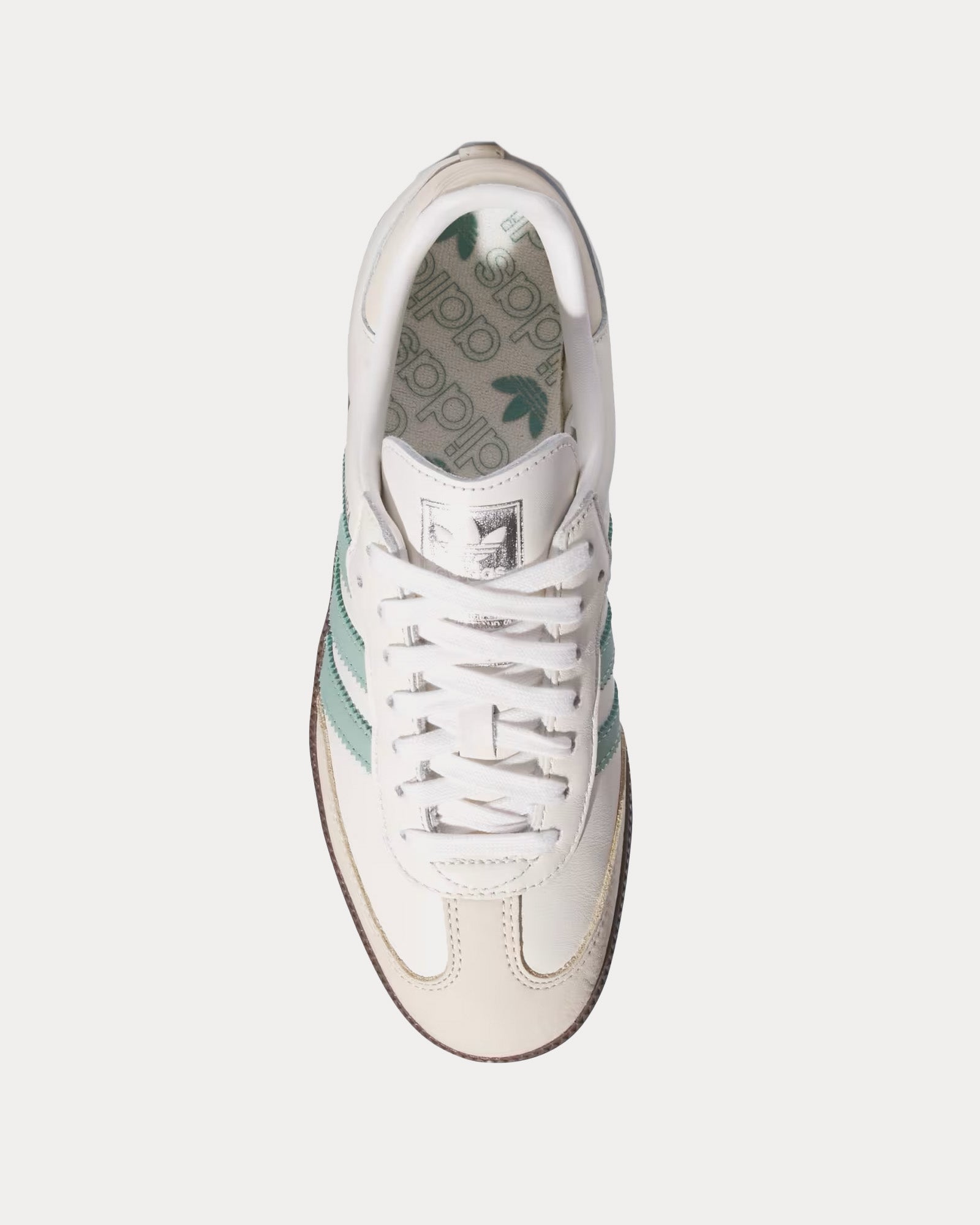 Adidas Samba OG Cloud White / Hazy Green / Wonder White Low Top Sneakers - 2