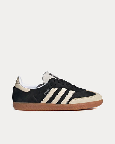 Adidas Samba OG Core Black / Wonder White / Silver Metallic Low Top Sneakers