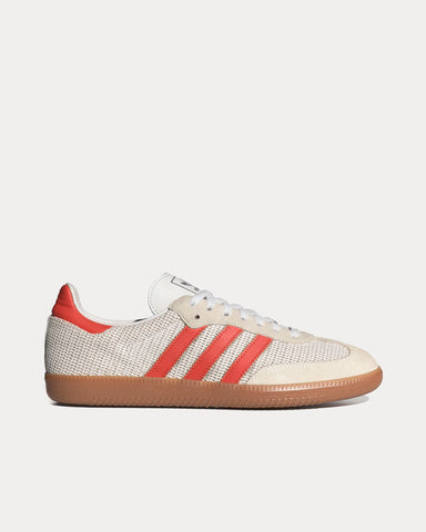 Adidas Samba OG Crystal White / Preloved Red / Gum Low Top Sneakers