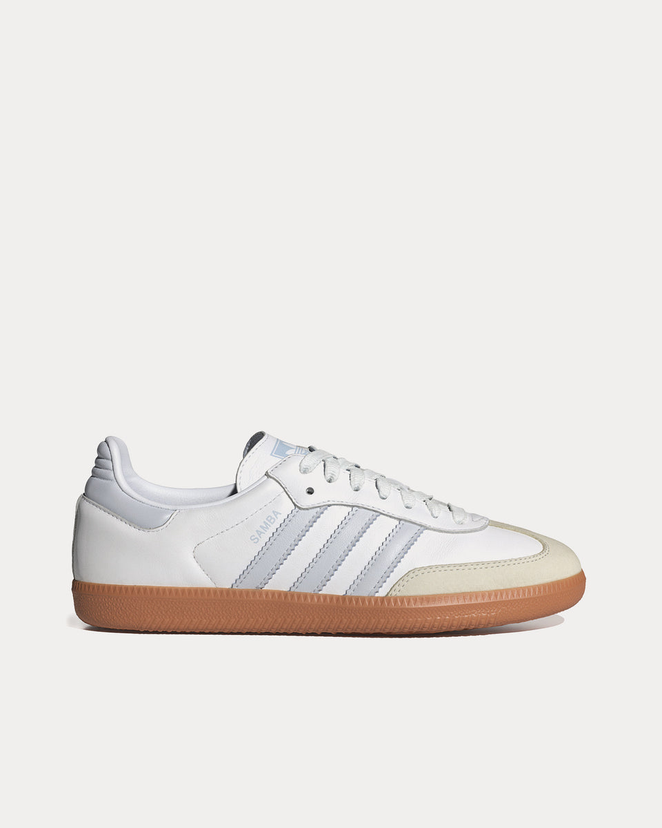 Adidas Samba Cloud White / Halo Blue / Off White Low Top Sneakers ...