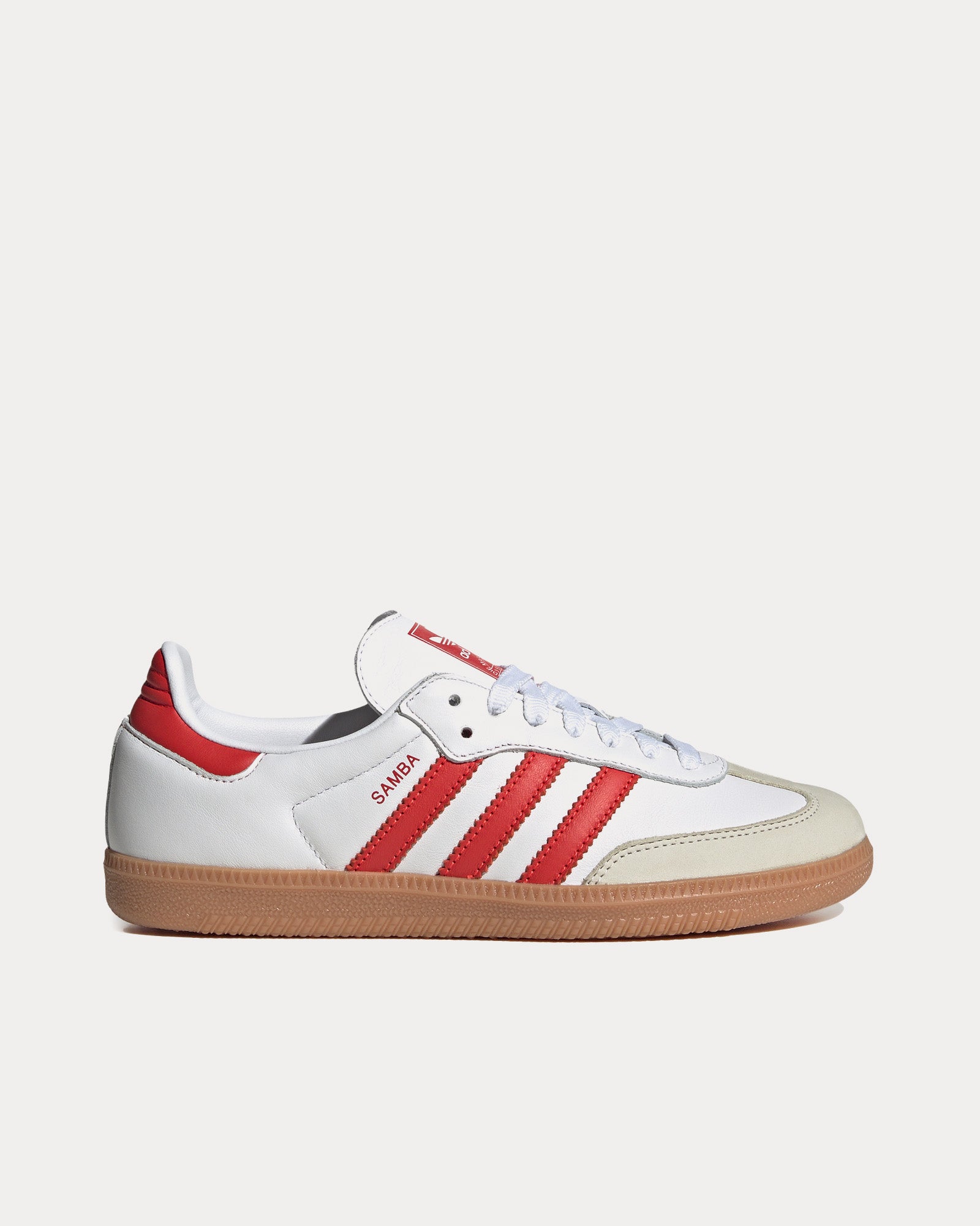 Adidas Samba Cloud White / Solar Red / Off White Low Top Sneakers - 1