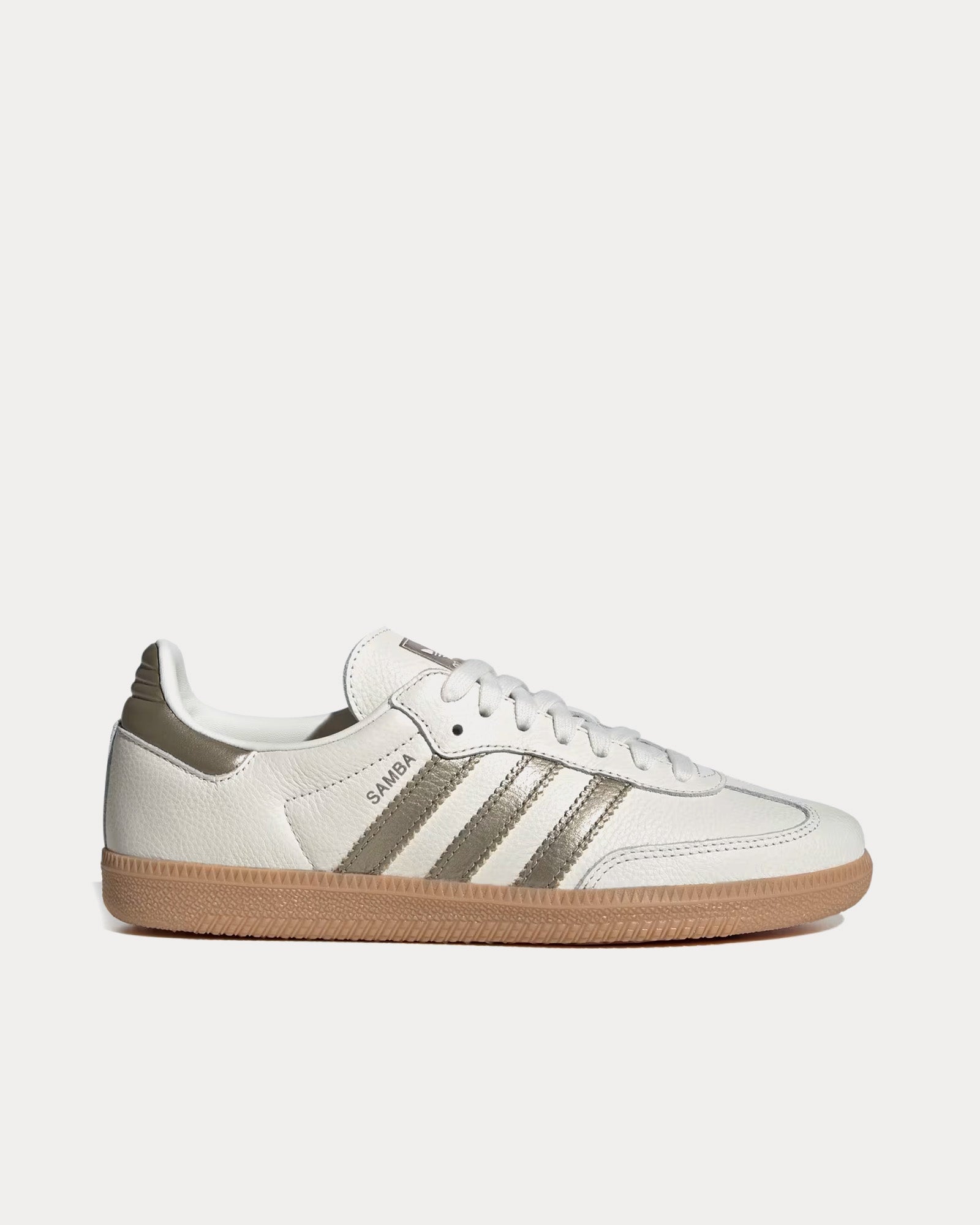 Adidas Samba OG Off White / Cyber Metallic / Wonder Gold Met Low Top Sneakers - 1