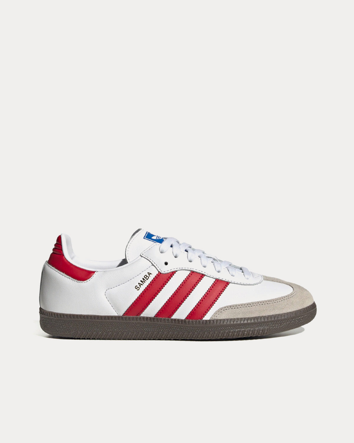 Adidas Samba White / Better Scarlet / Gum Low Top Sneakers - 1