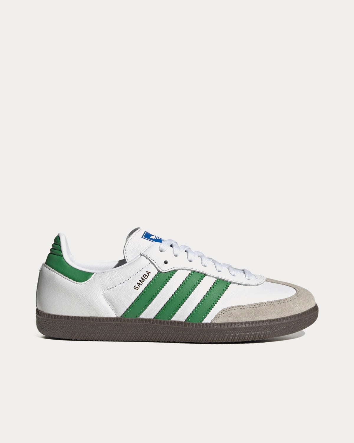 Adidas Samba White / Green / Gum Low Top Sneakers - 1