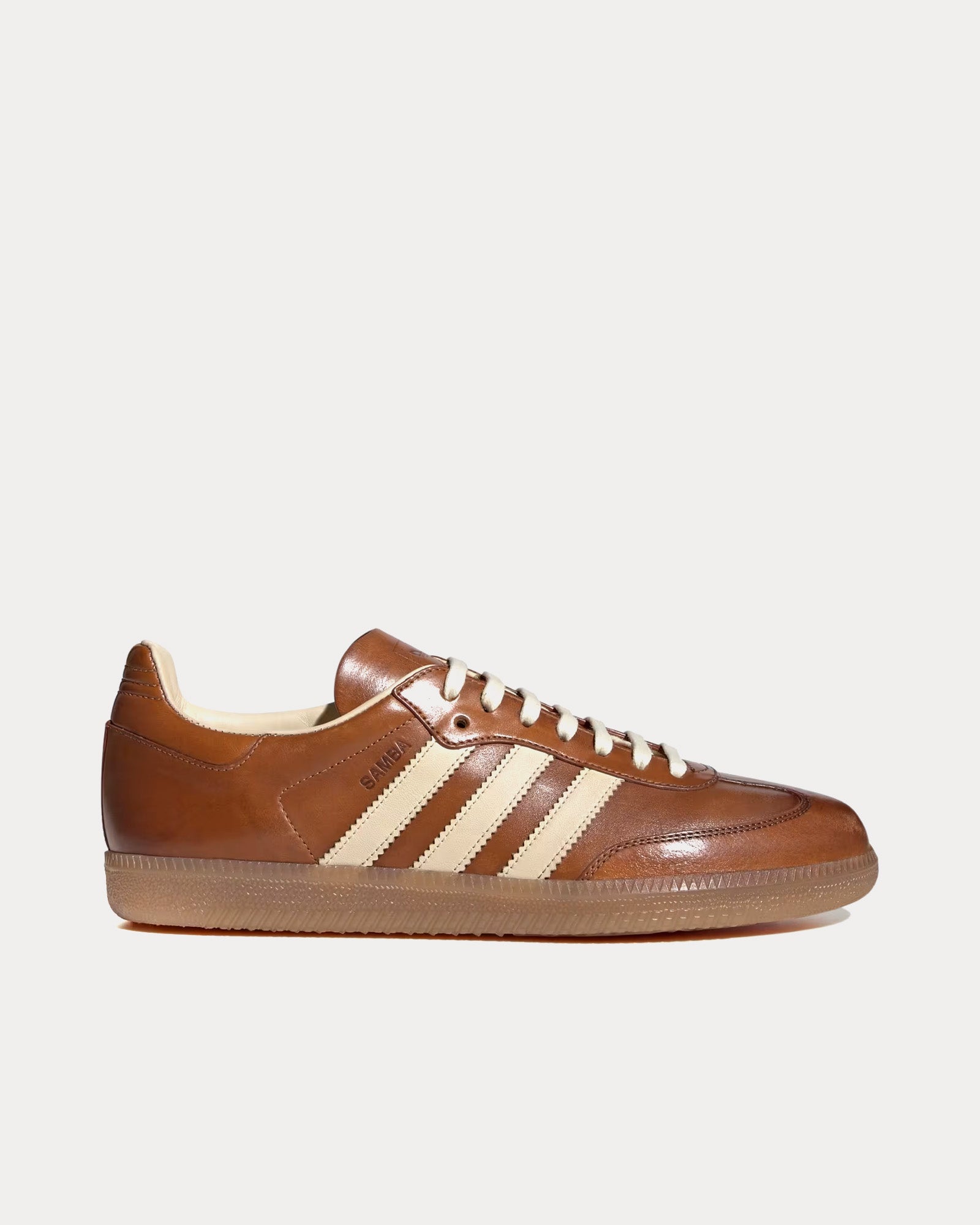 Adidas Samba OG Made in Italy Brown / Cream Low Top Sneakers - 1