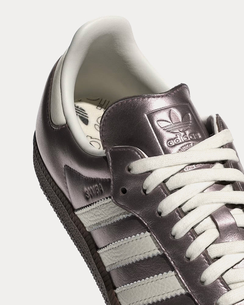 Adidas Samba OG Purple / Off White / Gum Low Top Sneakers - 3