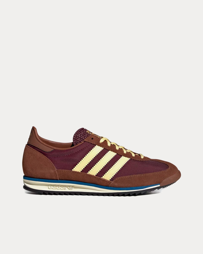 Adidas SL-72 Maroon / Almost Yellow / Preloved Brown Low Top Sneakers ...