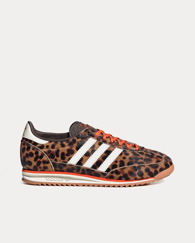 Adidas SL 72 OG Dark Brown / Off White / Semi Impact Orange Low Top Sneakers - 1