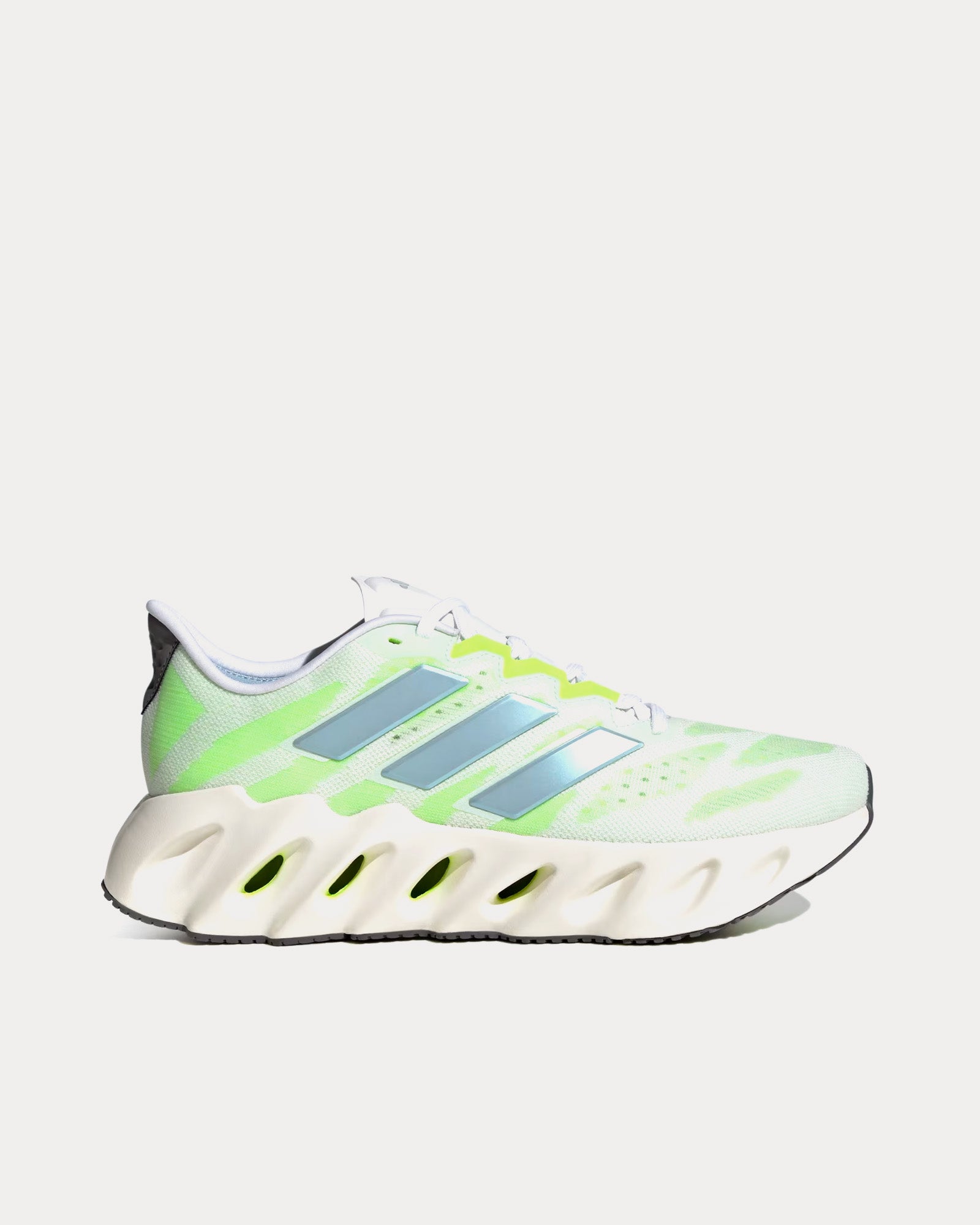 Adidas Switch FWD Cloud White / Wonder Blue / Lucid Lemon Running Shoes - 1