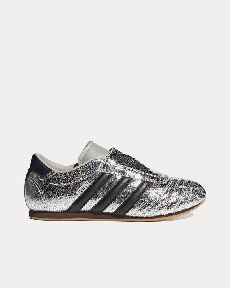 Adidas Taekwondo Silver Metallic / Core Black / Gum Low Top Sneakers - 1