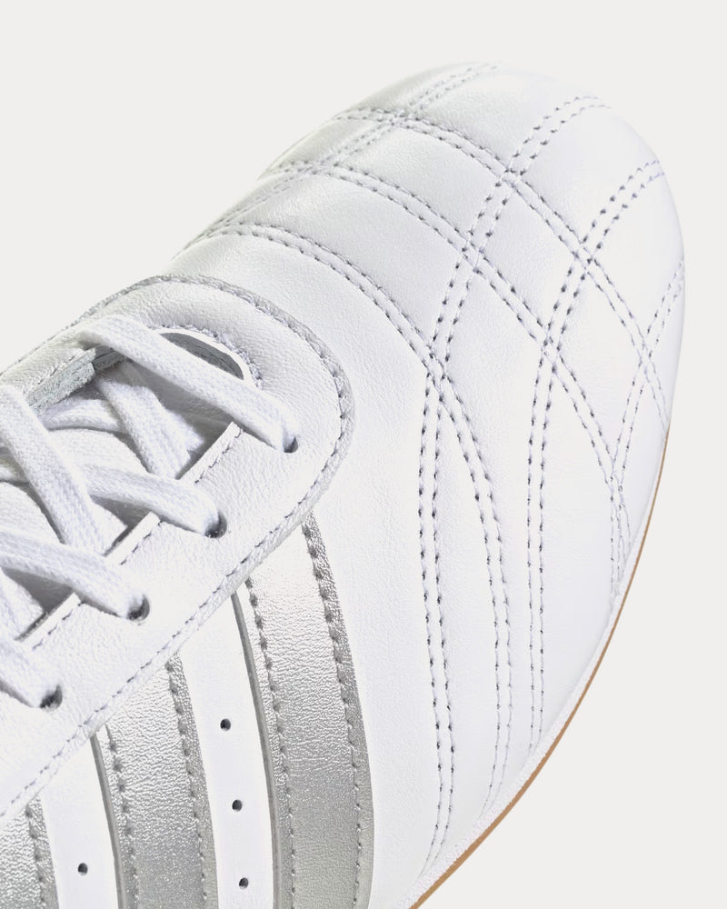 Adidas Taekwondo Cloud White / Silver Metallic / Gum Low Top Sneakers - 3