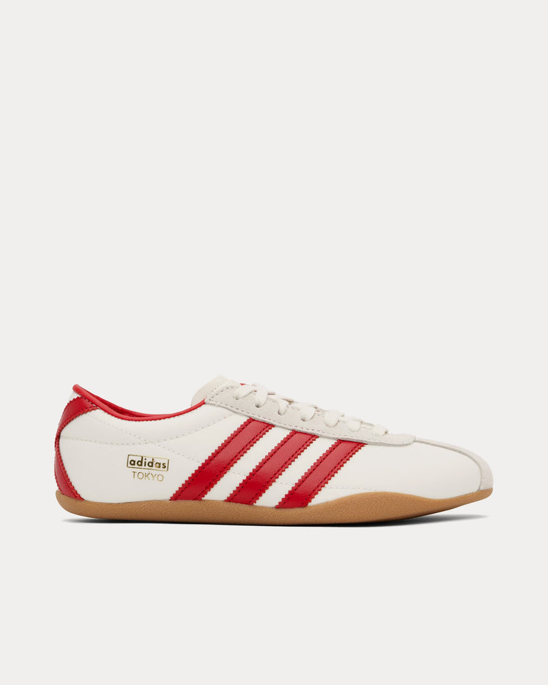 Adidas Tokyo Off White / Better Scarlet / Gum Low Top Sneakers - 1