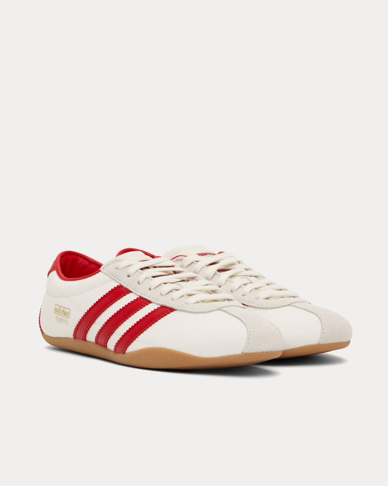 Adidas Tokyo Off White / Better Scarlet / Gum Low Top Sneakers - 2