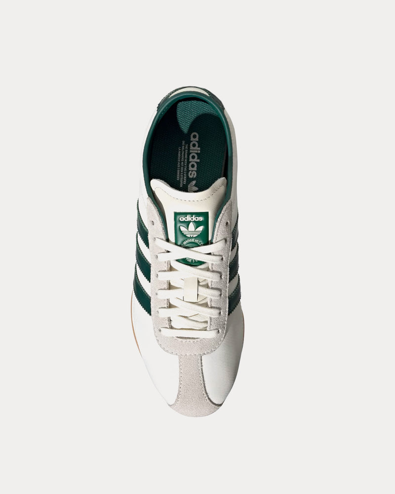 Adidas Tokyo Off White / Collegiate Green / Gold Metallic Low Top Sneakers - 2