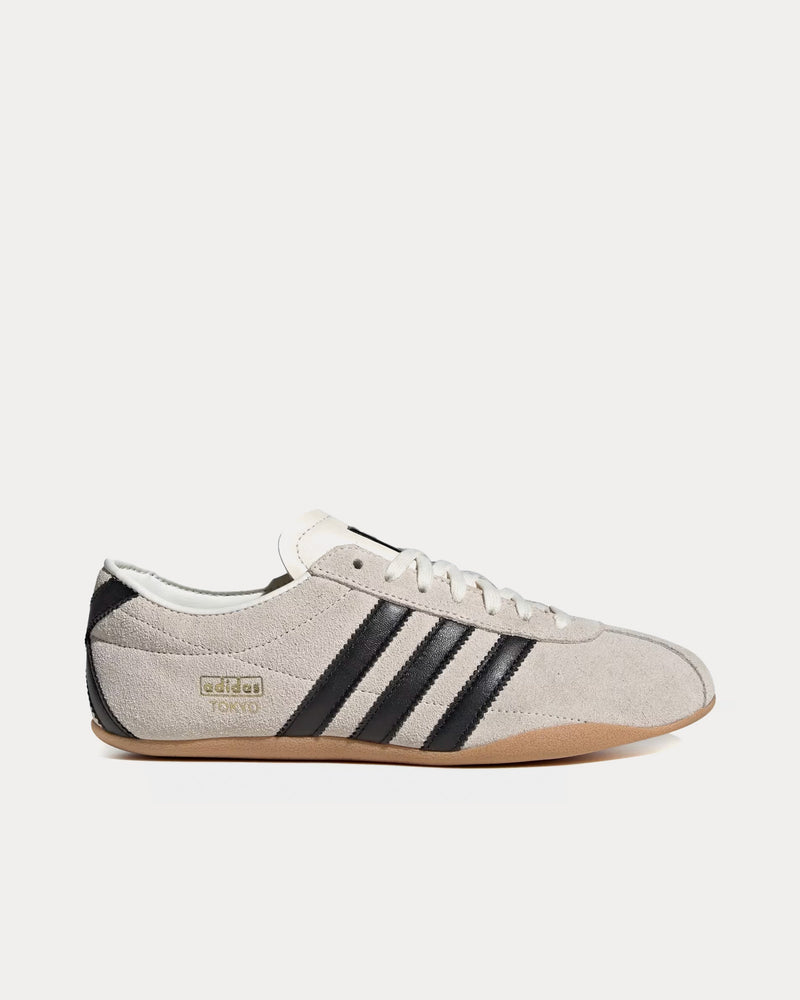 Adidas Tokyo Suede Off White / Core Black / Gold Metallic Low Top Sneakers - 1