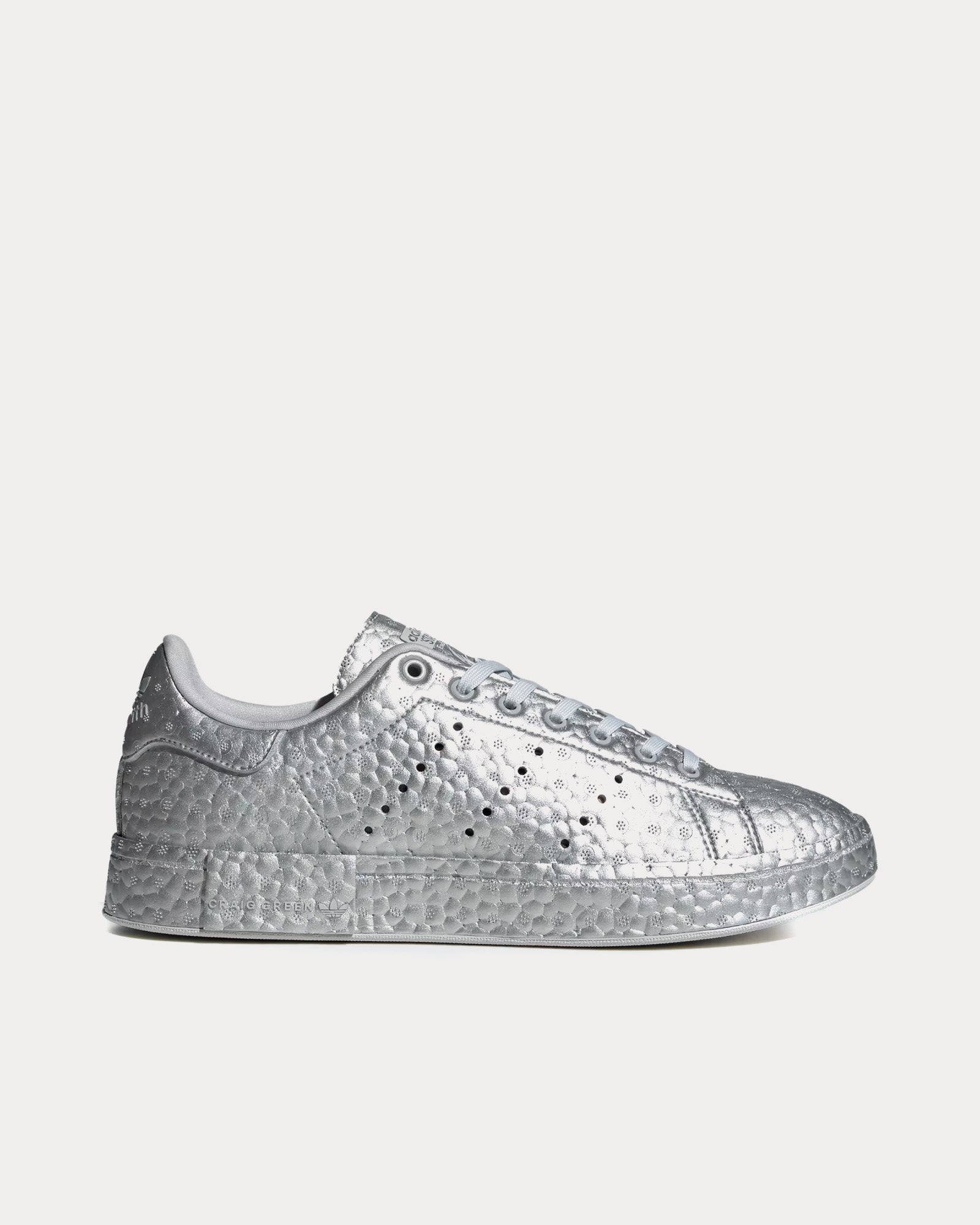 Adidas x Craig Green Stan Smith Boost Silver Metallic Silver Metallic Mgh Solid Grey Low Top Sneakers Sneak in Peace