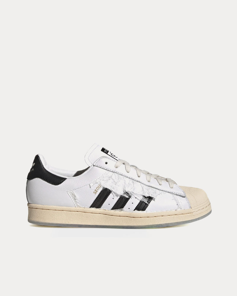 Adidas x Taegeukdang Superstar Cloud White / Core Black / Ecru Tint Low Top Sneakers - 1