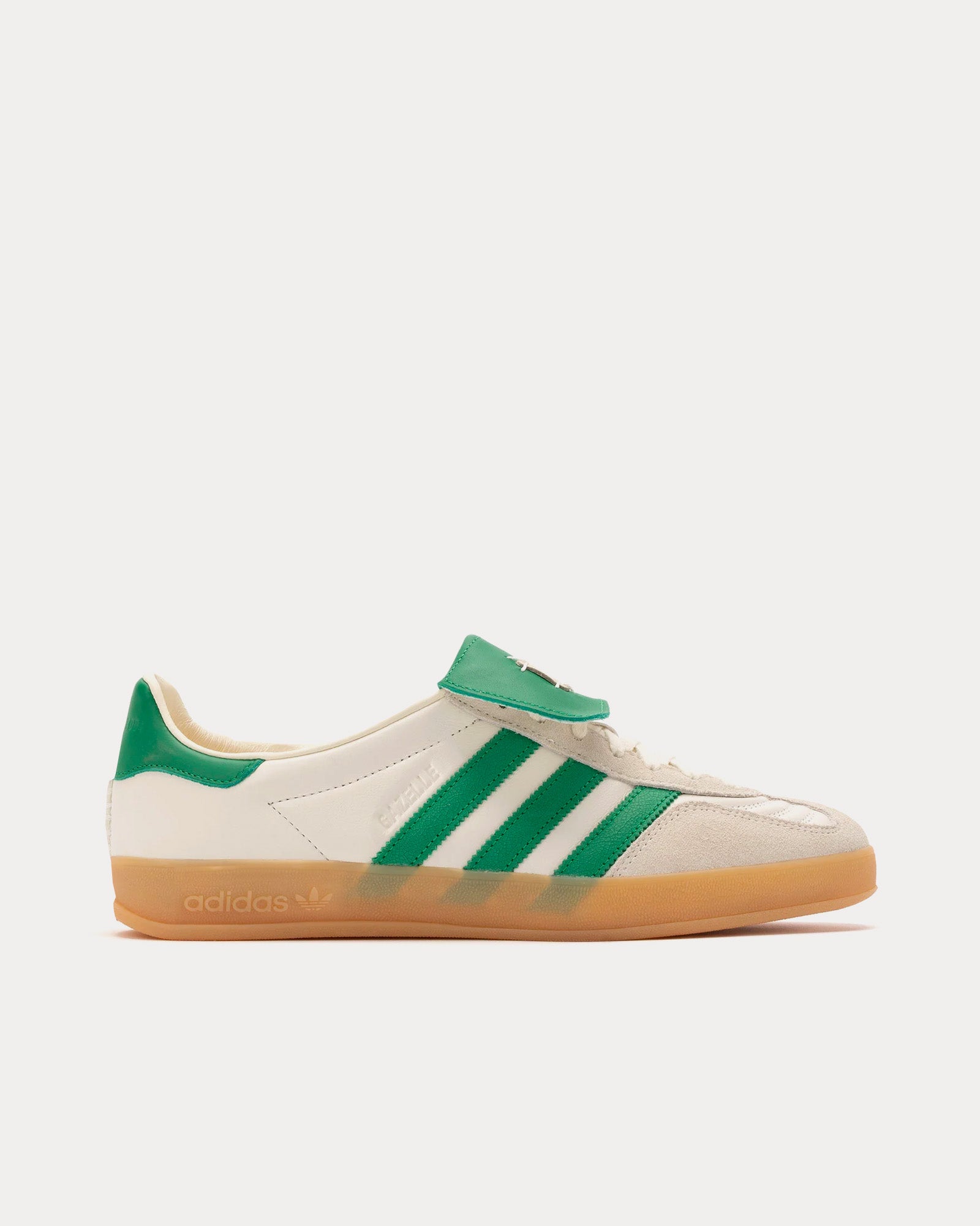 Gazelle Indoor Green / Cream White Low Top Sneakers