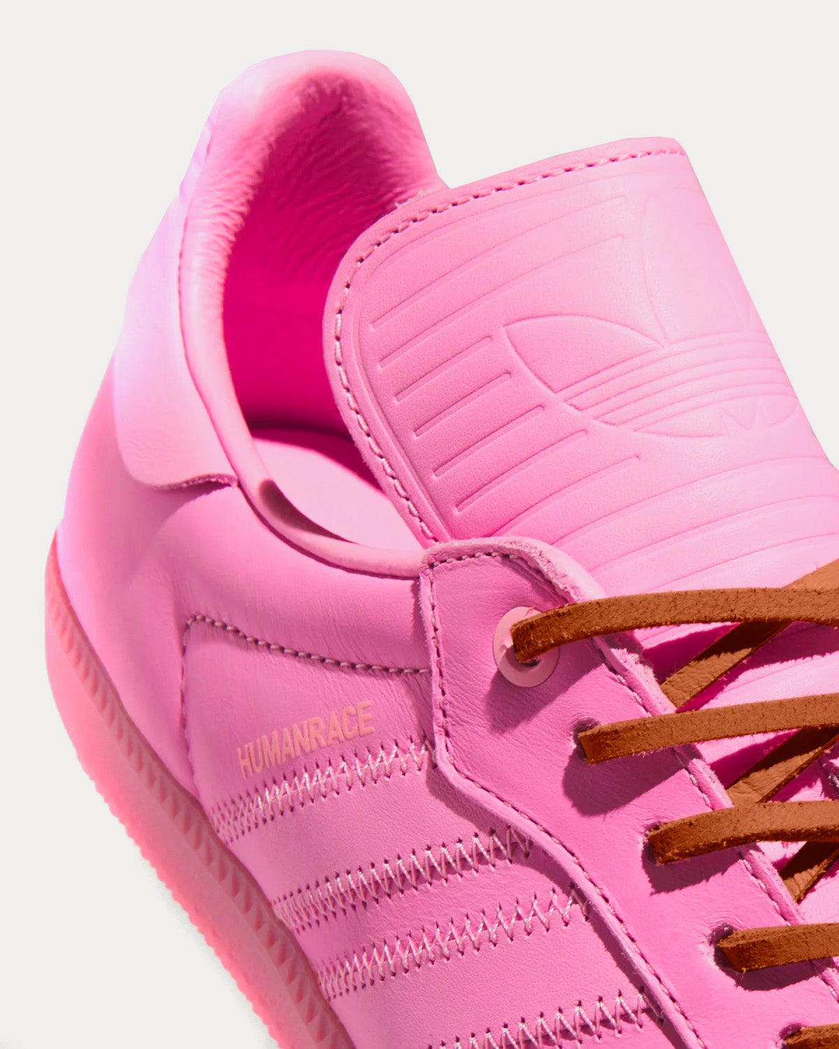 Adidas x Humanrace Samba Pink Low Top Sneakers - 2