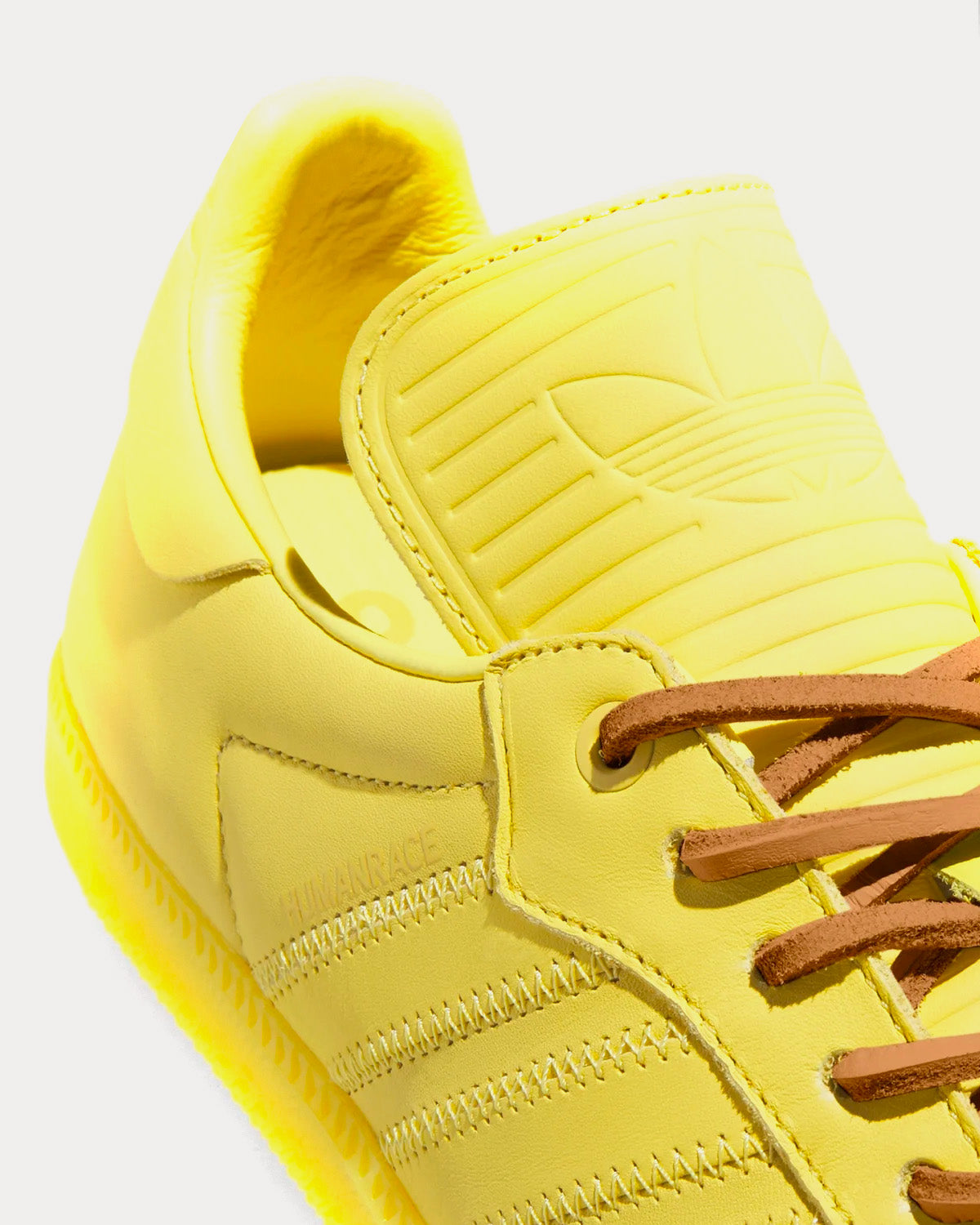 Adidas x Humanrace Samba Yellow Low Top Sneakers - 2