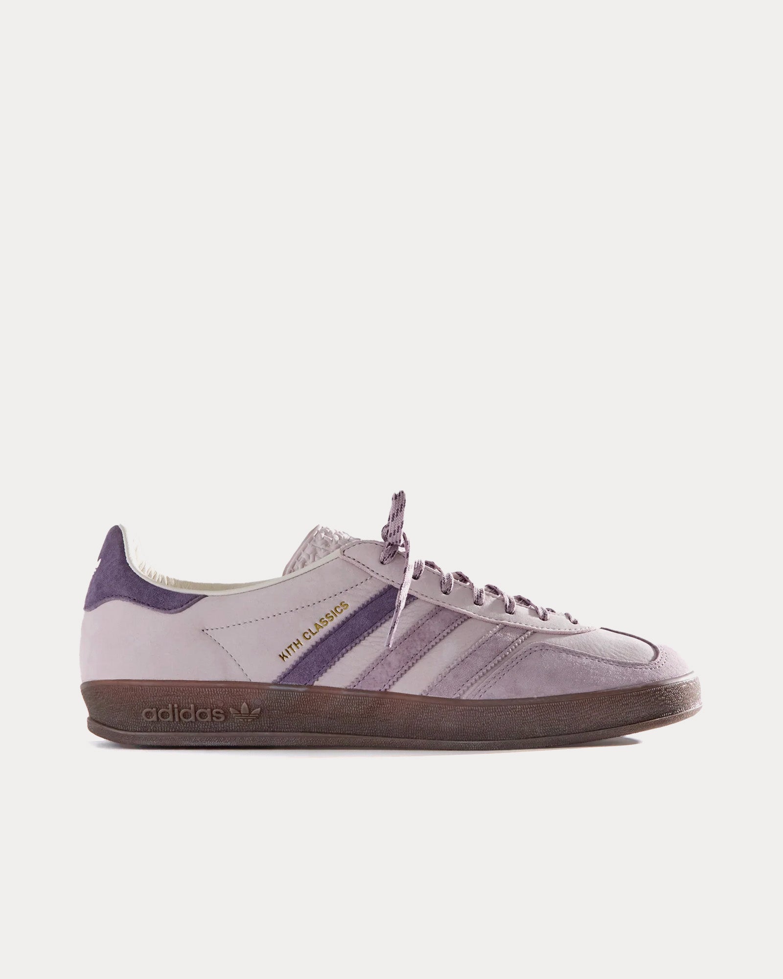 Adidas x Kith Gazelle Indoor Purple Low Top Sneakers - 1