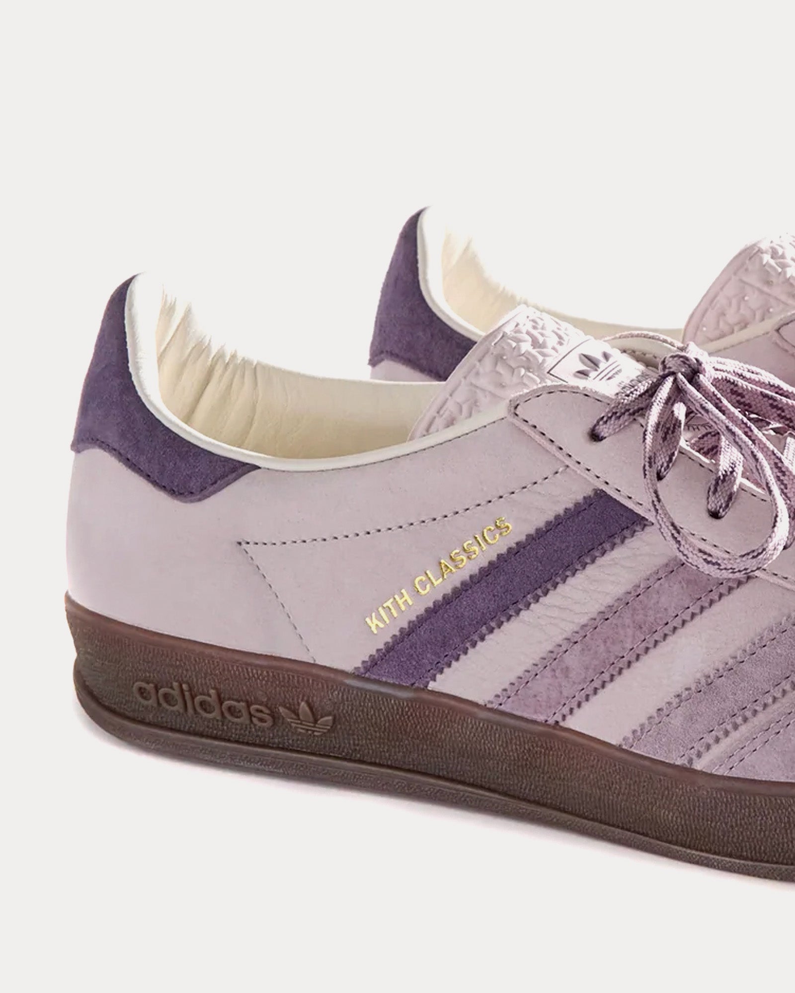 Adidas x Kith Gazelle Indoor Purple Low Top Sneakers - 2