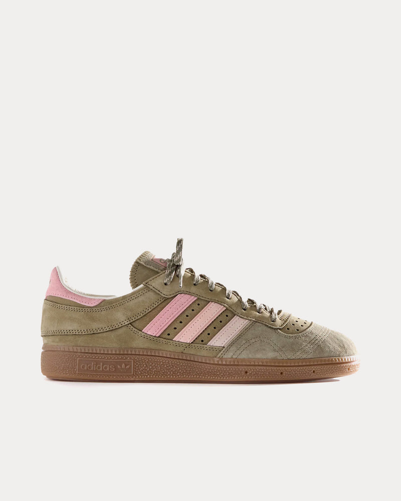 Adidas x Kith Handball Top Khaki / Pink Low Top Sneakers - 1