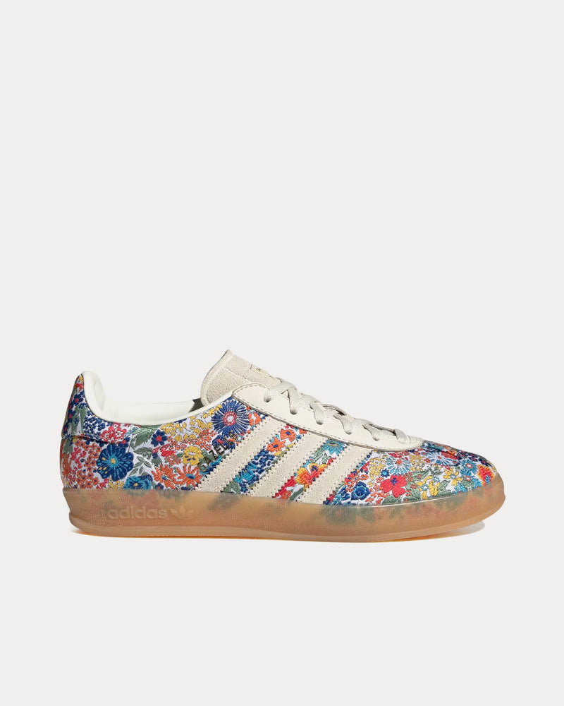 Adidas x Liberty Gazelle Indoor Liberty London Print Off White / Gum / Collegiate Green Low Top Sneakers - 1