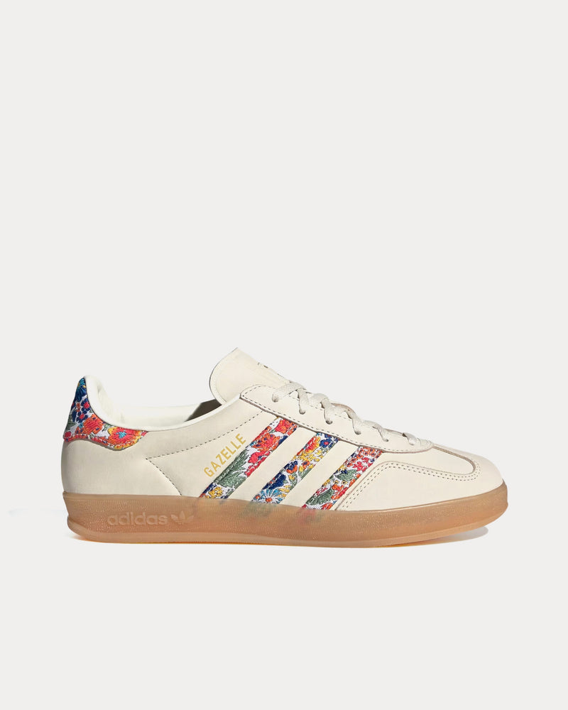 Adidas x Liberty Gazelle Indoor Liberty London Print Off White / Gold Metallic / Gum Low Top Sneakers - 1