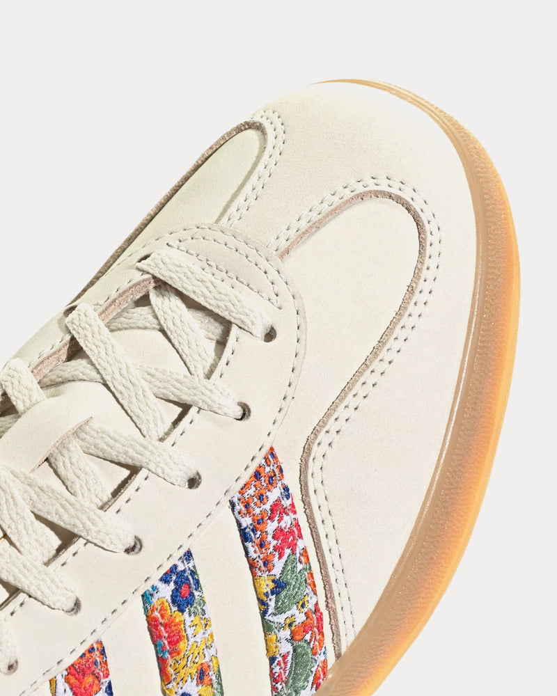 Adidas x Liberty Gazelle Indoor Liberty London Print Off White / Gold Metallic / Gum Low Top Sneakers - 3