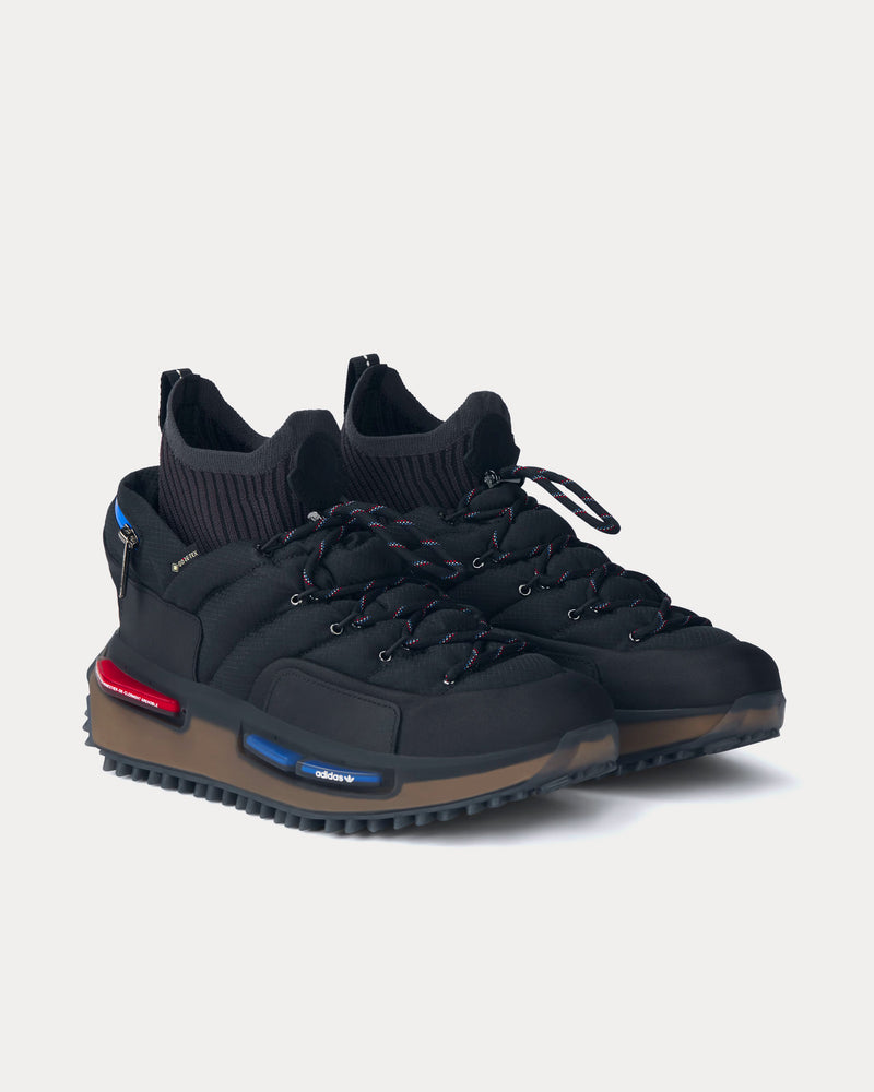 Moncler x Adidas NMD Runner Black High Top Sneakers - 3