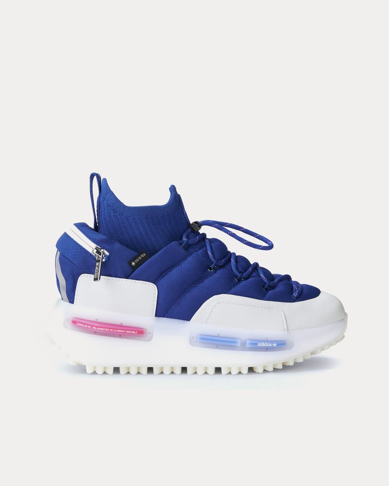 Moncler x Adidas NMD Runner Blue High Top Sneakers - 1