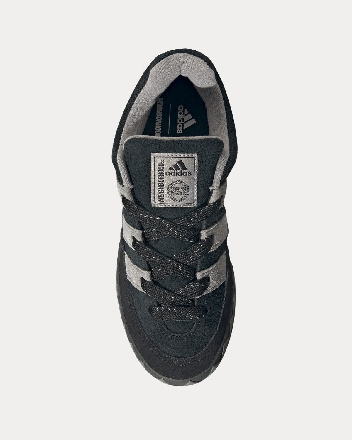 Adidas x Neighborhood Adimatic Core Black / Charcoal Solid Grey / Dgh Solid Grey Low Top Sneakers - 2