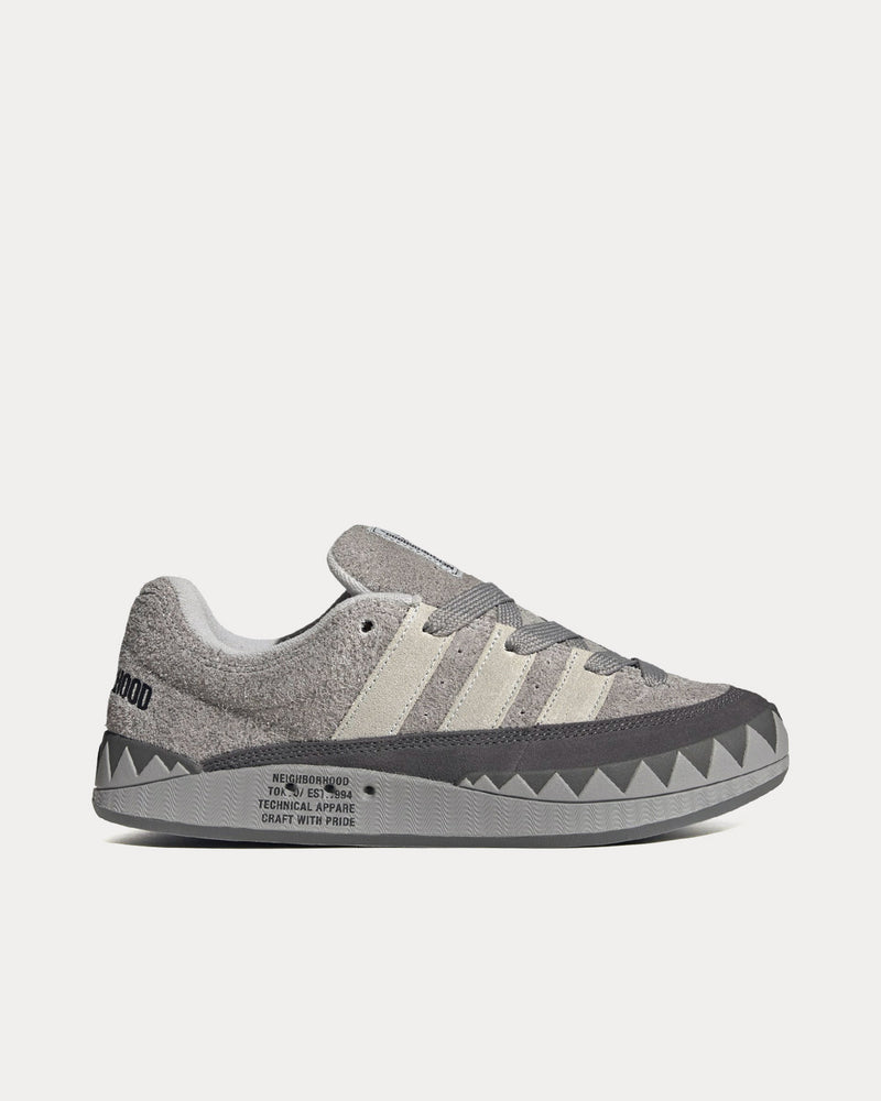 Adidas x Neighborhood Adimatic Charcoal Solid Grey / Stone / Dgh Solid Grey Low Top Sneakers - 1