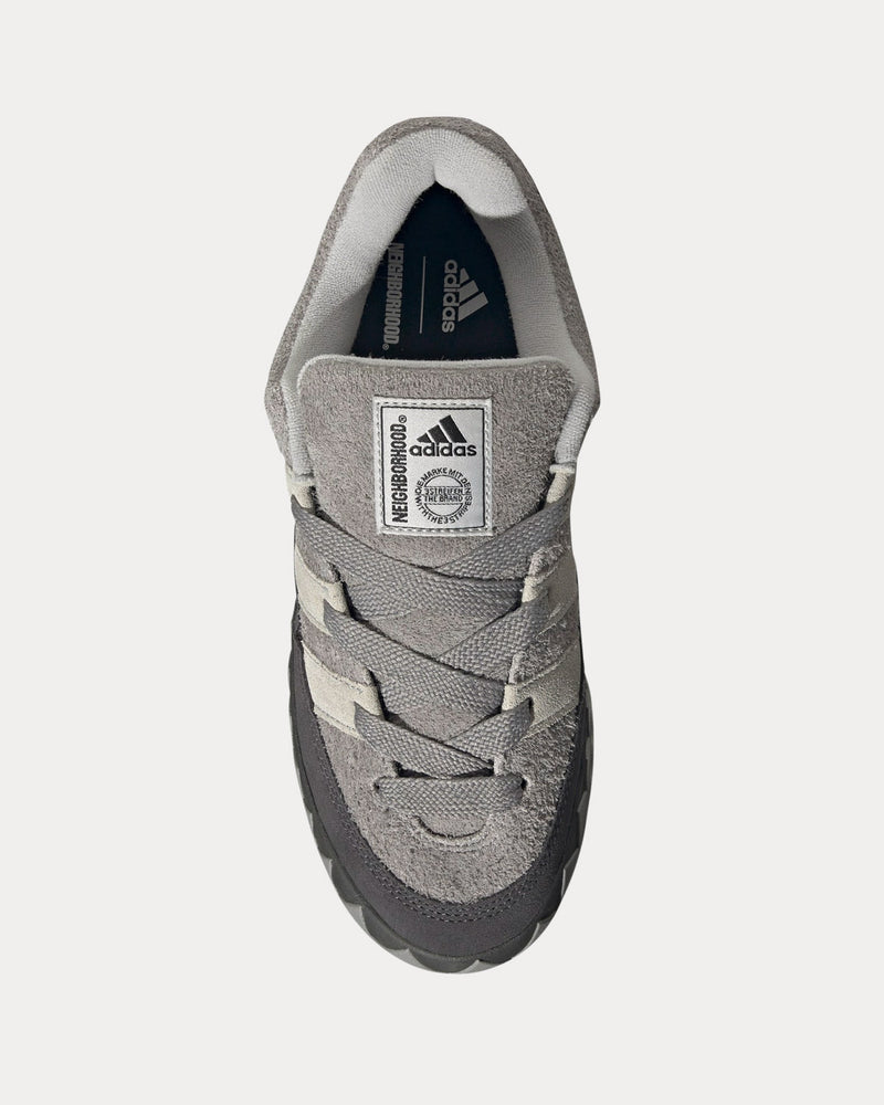 Adidas x Neighborhood Adimatic Charcoal Solid Grey / Stone / Dgh Solid Grey Low Top Sneakers - 2