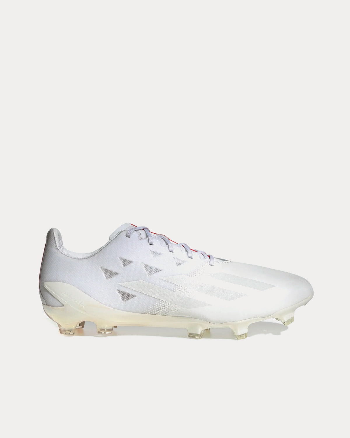 Adidas x Prada X Crazyfast Luxury.1 Firm Ground Silver Metallic / Clear Grey / Red Football Boots - 1