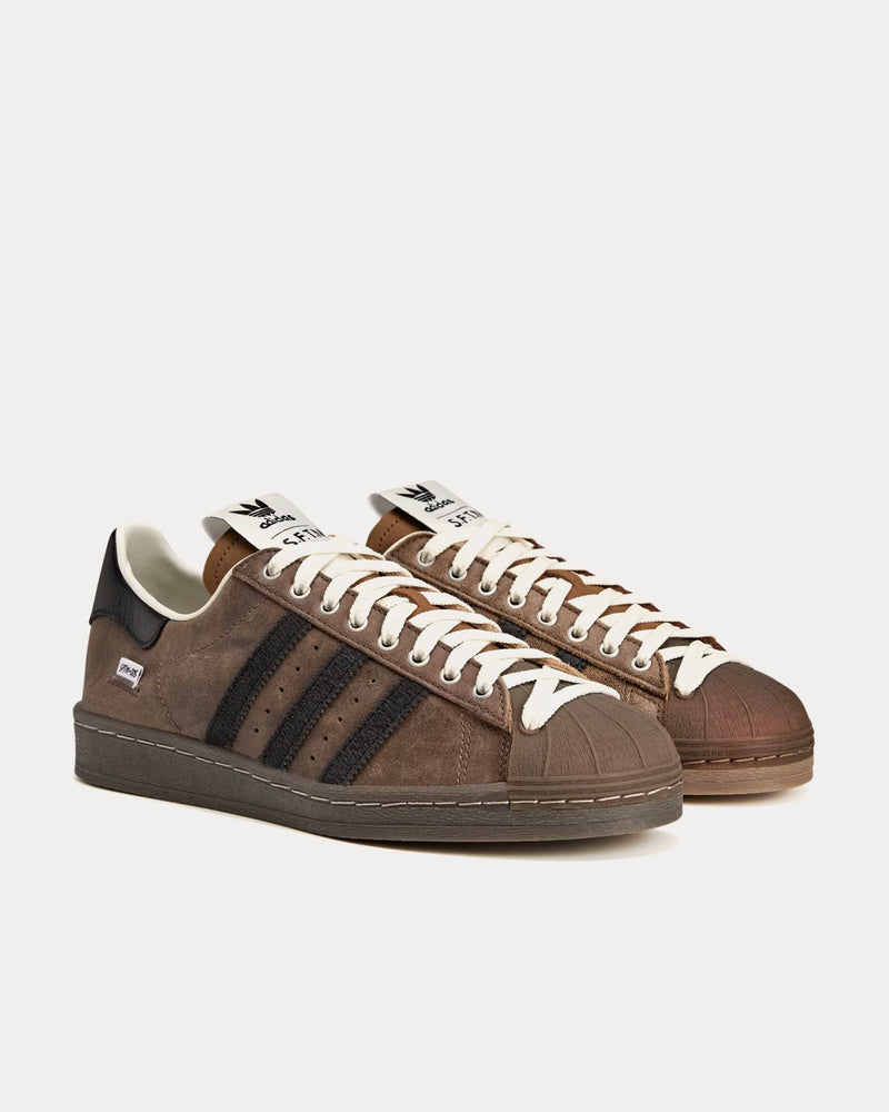 Adidas x Song for the Mute Superstar_SFTM_SS25 Brown / Core Black / Cream White Low Top Sneakers - 3