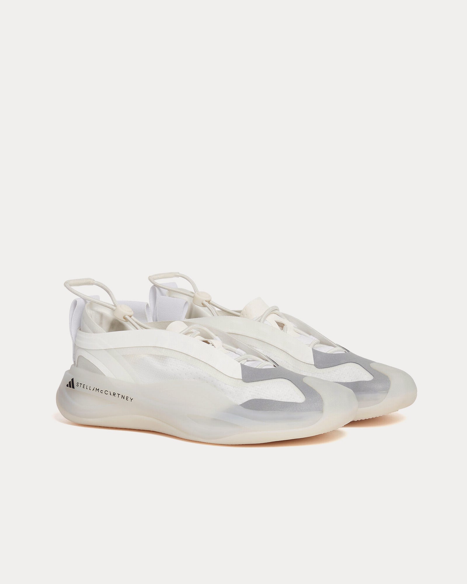 Adidas x Stella McCartney Sportswear Low Ground White Running Shoes - 3