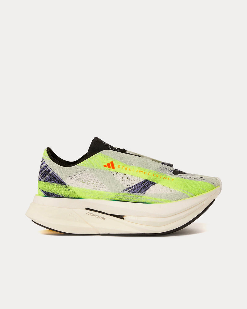 Adidas x Stella McCartney Adizero Prime X 2.0 Linen Green / Collegiate Purple / Off White Running Shoes - 1