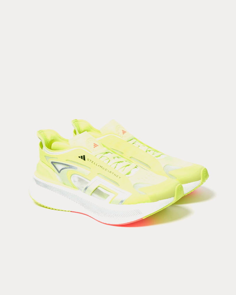 Adidas x Stella McCartney Ultraboost 5 Solar Yellow / Hi-Res Yellow / White Running Shoes - 3