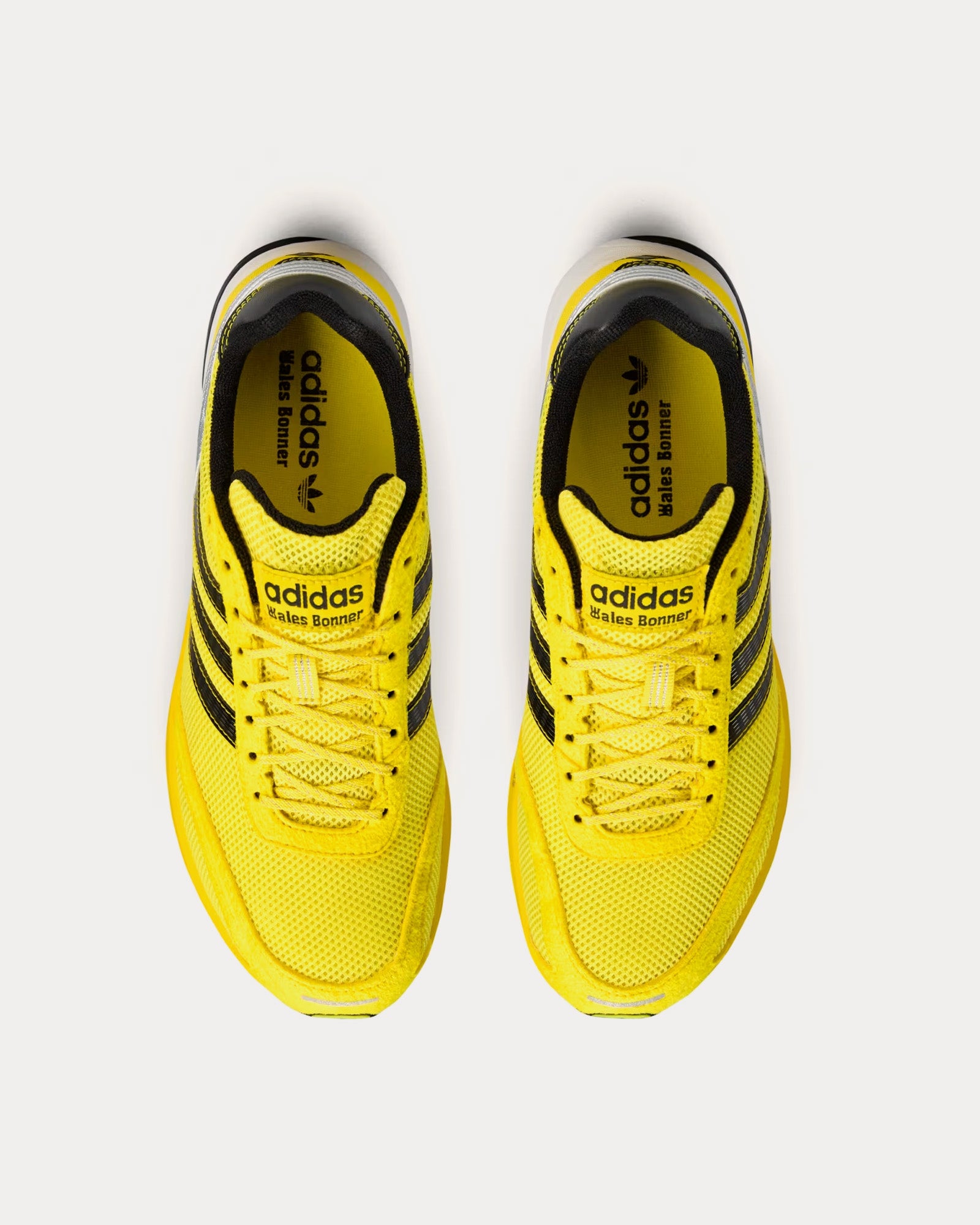 Adidas x Wales Bonner Adios Neftenga Light Yellow / Core Black / Yellow Running Shoes - 2